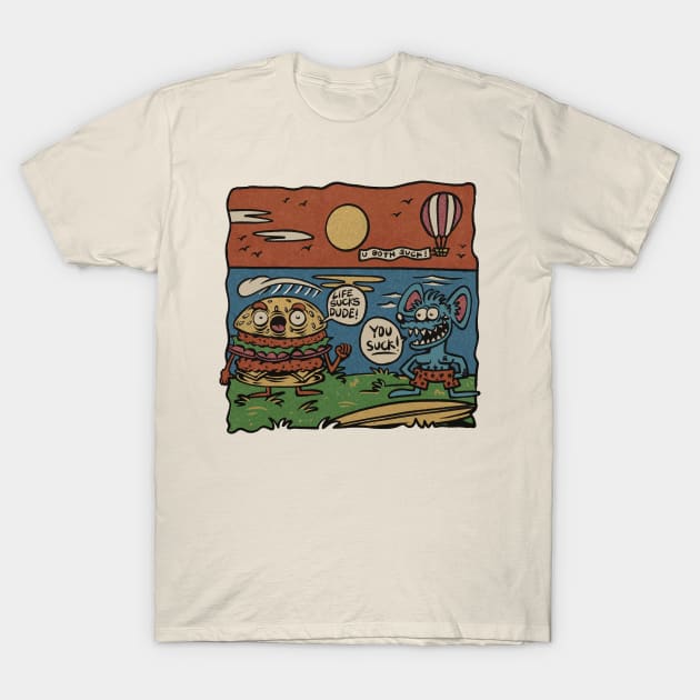 Mind Ilustration T-Shirt by Joe_tamponi